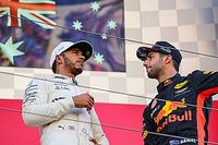 Hamilton: Ricciardo n&atilde;o tem muitas op&ccedil;&otilde;es para 2019