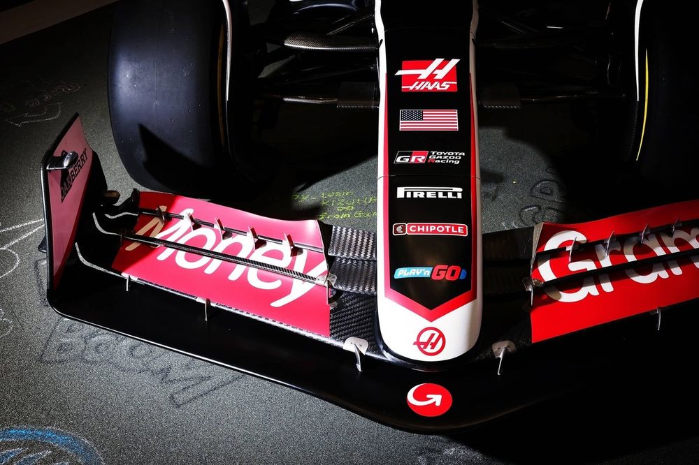 Haas VF-24 with Toyota Gazoo Racing partnership