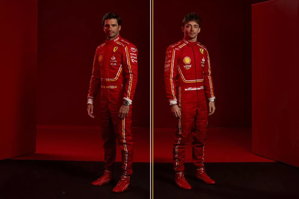 Carlos Sainz, Charles Leclerc, Ferrari