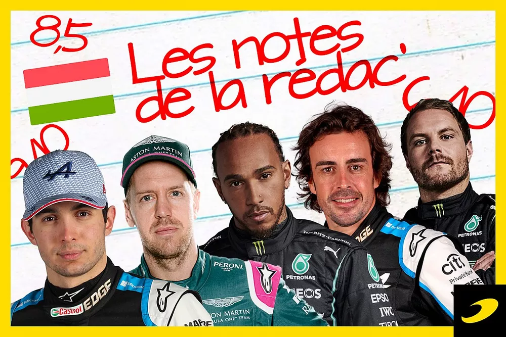 Les notes de la r&eacute;dac pour le Grand Prix de Hongrie