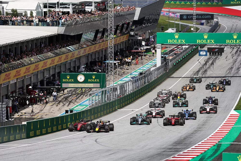 Le d&eacute;part de la course sprint