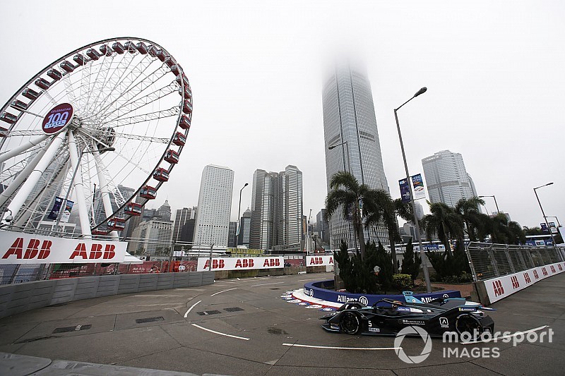 La grille de départ de l'E-Prix de Hong Kong