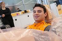 Pato O'Ward trabaja en el simulador de McLaren para su regreso a un F1