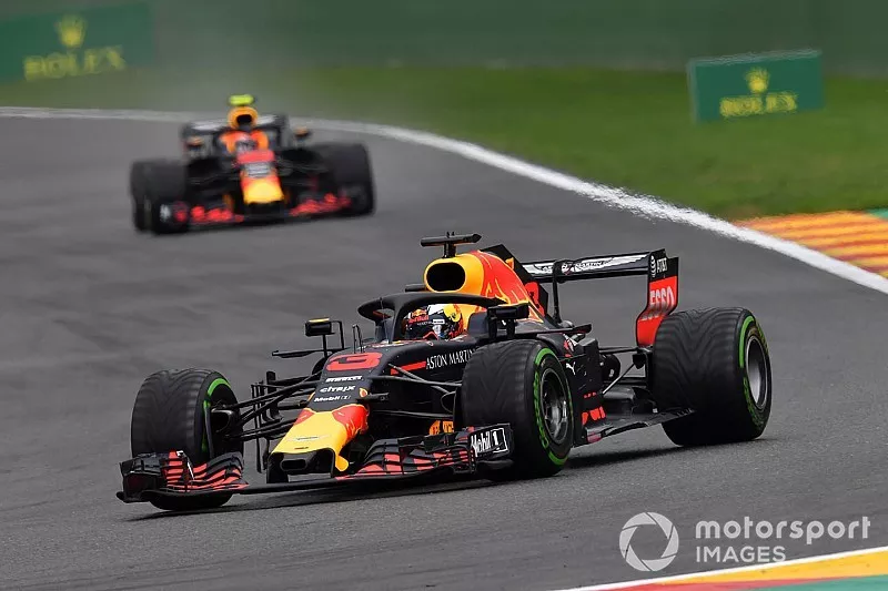 Daniel Ricciardo, Red Bull Racing RB14 et Max Verstappen, Red Bull Racing RB14