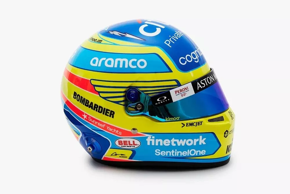 Casco de Fernando Alonso
