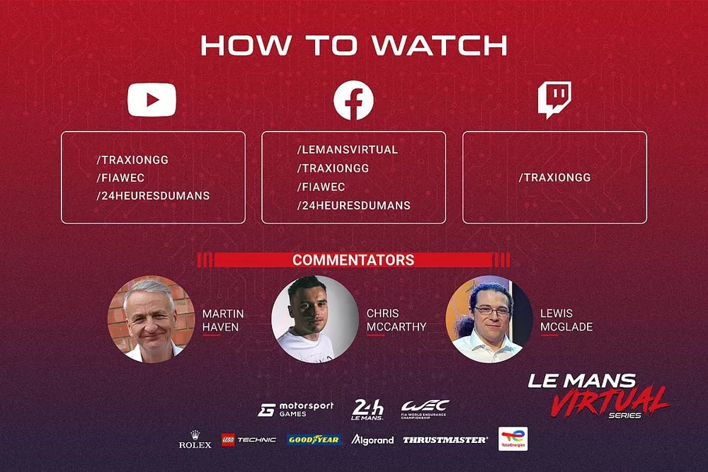 C&oacute;mo seguir la tercera ronda de la Le Mans Virtual Series by Motorsport Games