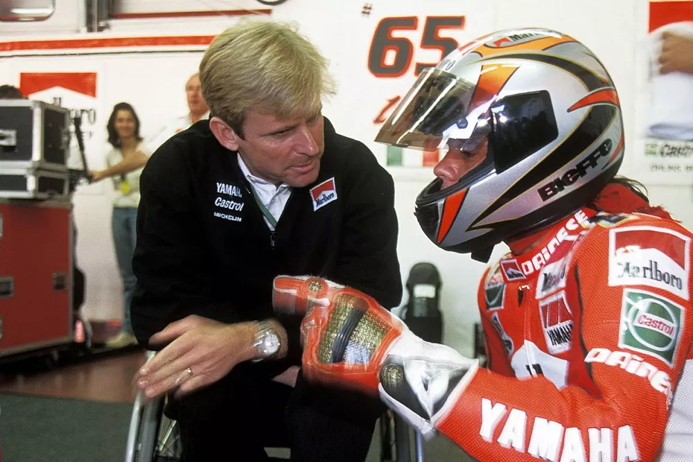 Wayne Rainey and Loris Capirossi, Yamaha 
