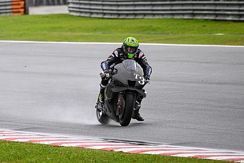 Crutchlow vuelve a liderar un shakedown MotoGP condicionado por la lluvia