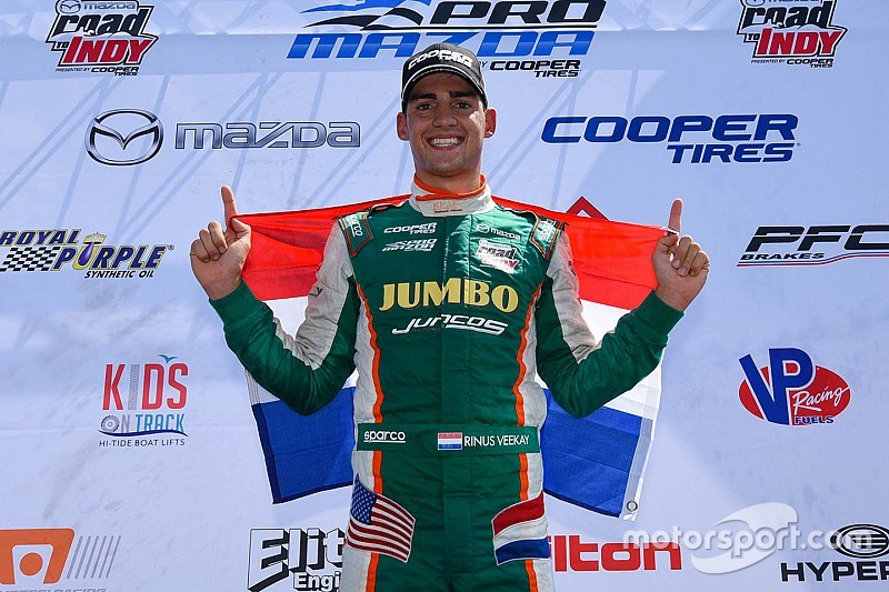 Van Kalmthout pakt kampioenschap en rijdt in 2019 Indy Lights