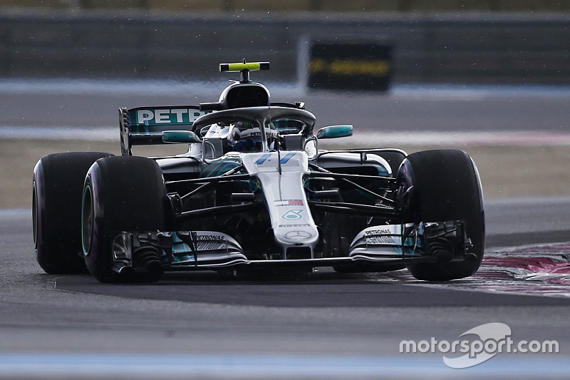 French GP: Bottas leads Sainz in rained-out FP3