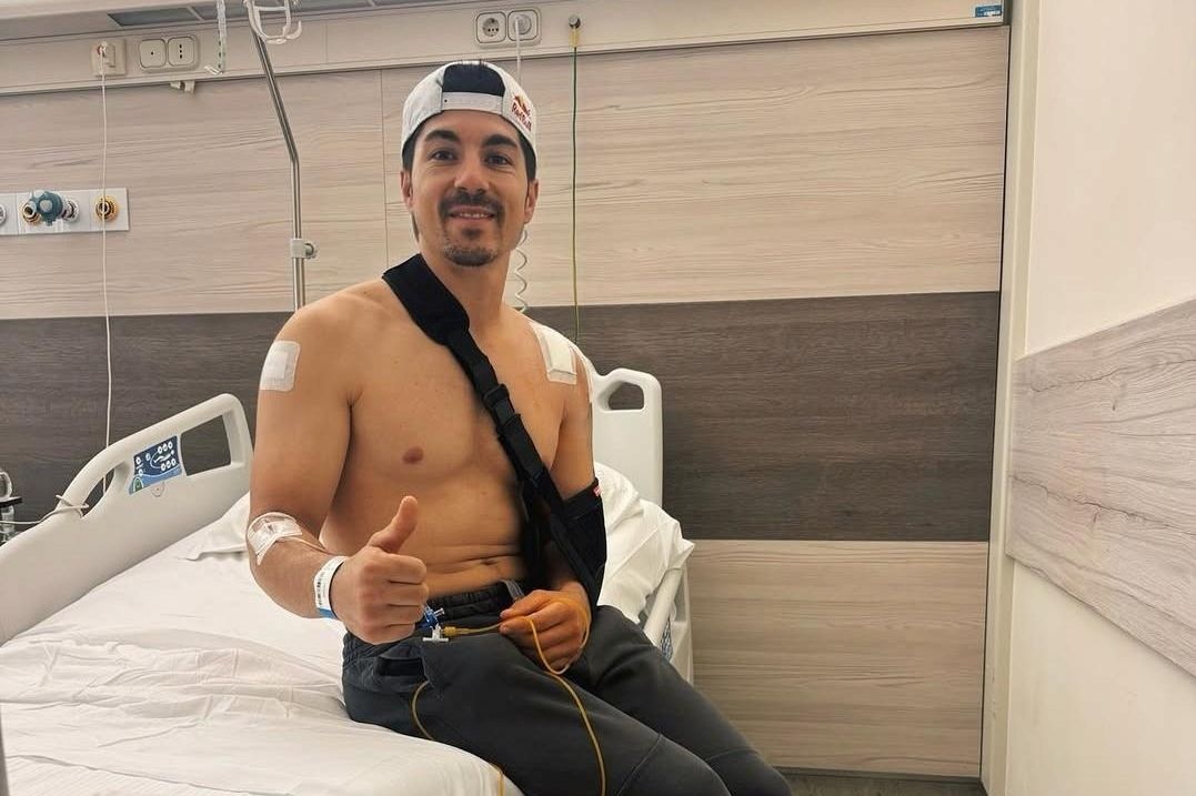 Viñales se opera con éxito para retirar un tornillo del hombro izquierdo