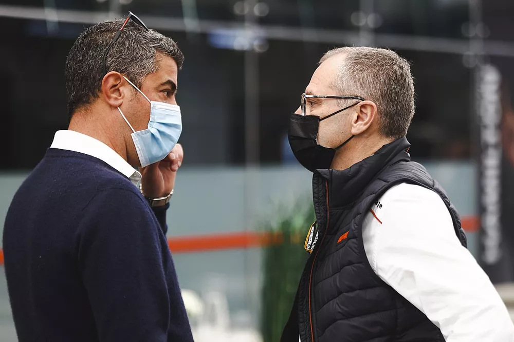 Michael Masi, directeur de course et Stefano Domenicali, PDG, Formula 1