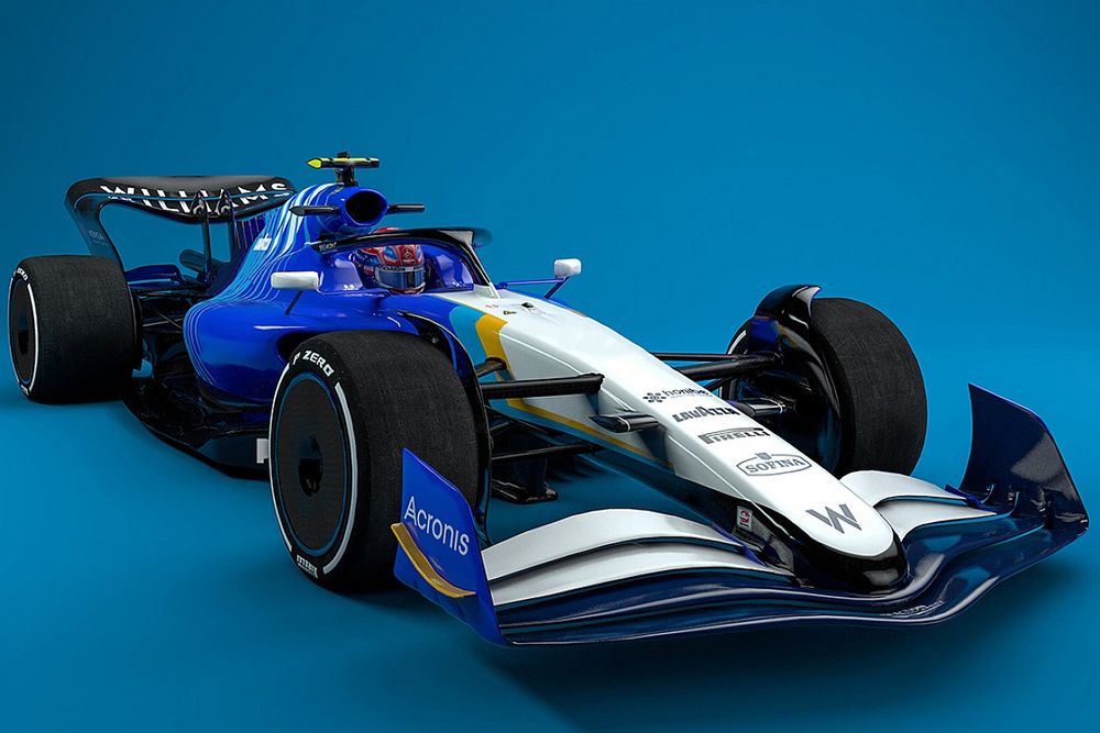 Render del Williams F1 2022