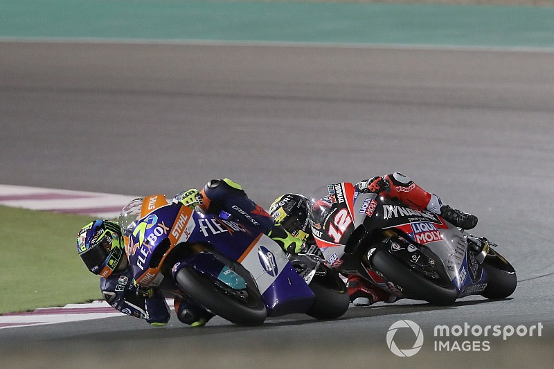 Qatar Moto2: Baldassarri holds off Luthi to win opener