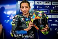 GALERIA: Rossi estreia capacete pintado &agrave; m&atilde;o para teste na Mal&aacute;sia