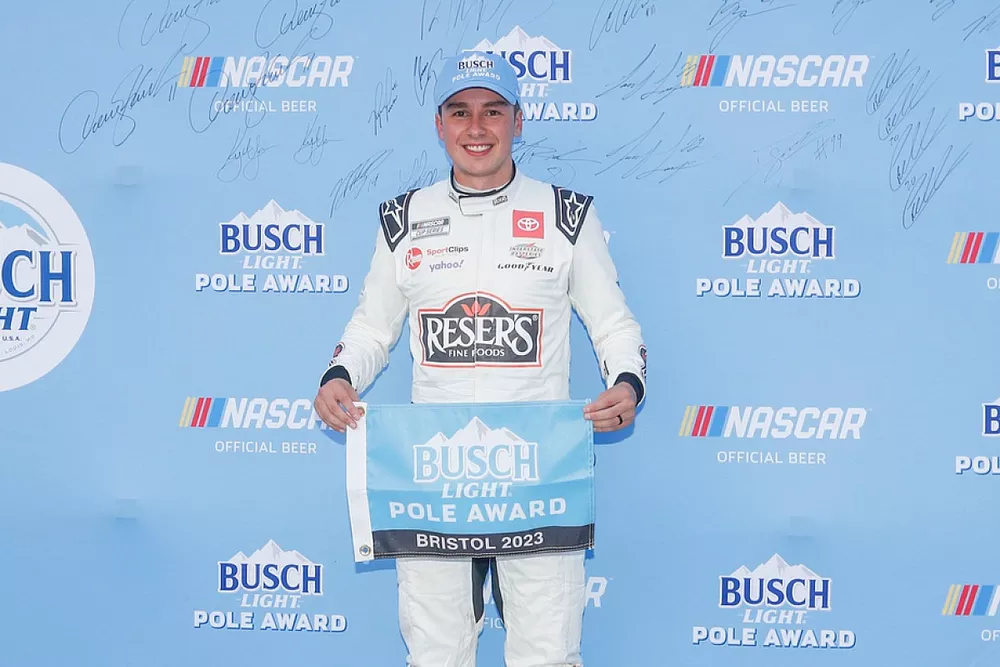Christopher Bell, Joe Gibbs Racing, Reser's Fine Foods Toyota Camry, Pole Award