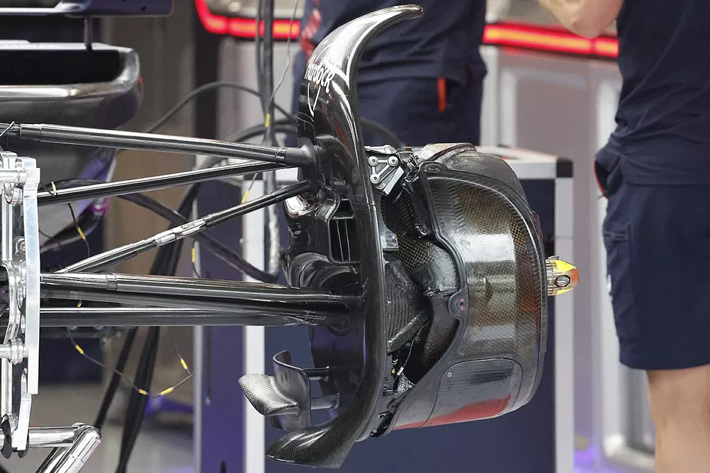 Red Bull Racing RB19 Detalle del tambor de freno