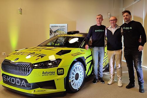 Skoda presenta los colores de 'Cohete' Suárez para el S-CER 2023