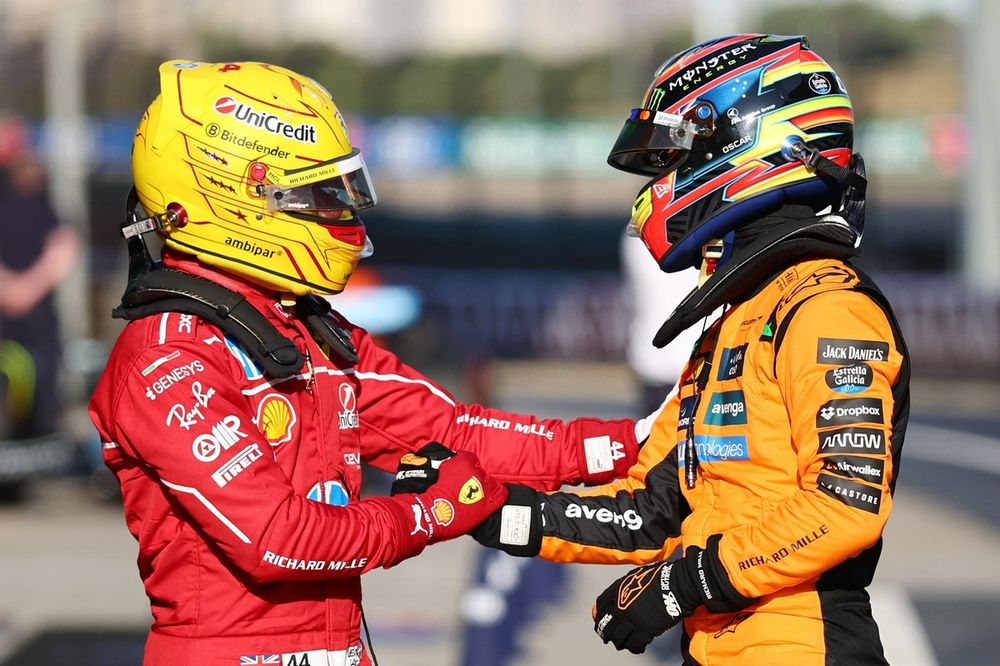 Lewis Hamilton, Ferrari, Oscar Piastri, McLaren