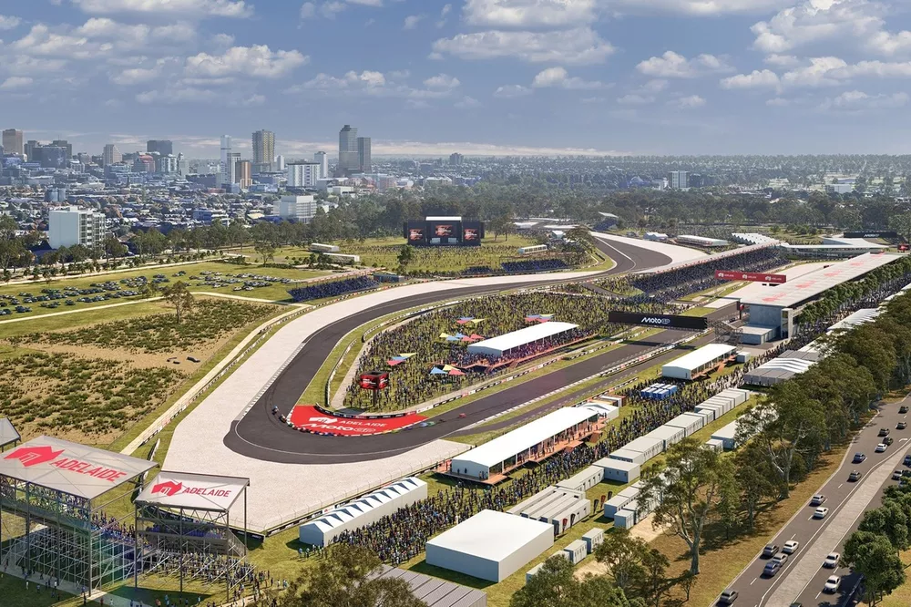 Le circuit d'Adelaide pour le MotoGP