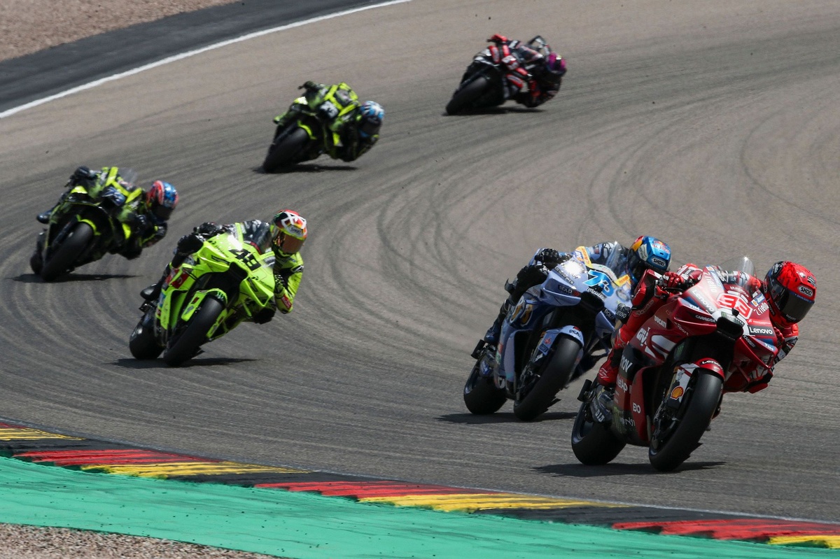 MotoGP German GP: Marc Marquez leads Ducati sprint sweep