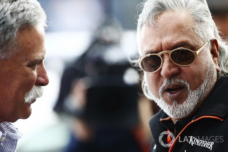 Chase Carey, Presidente Formula One, Vijay Mallya dueño de Sahara Force India