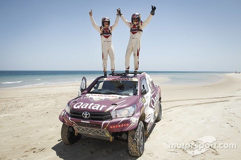 Nasser Al-Attiyah y Matthew Bommel