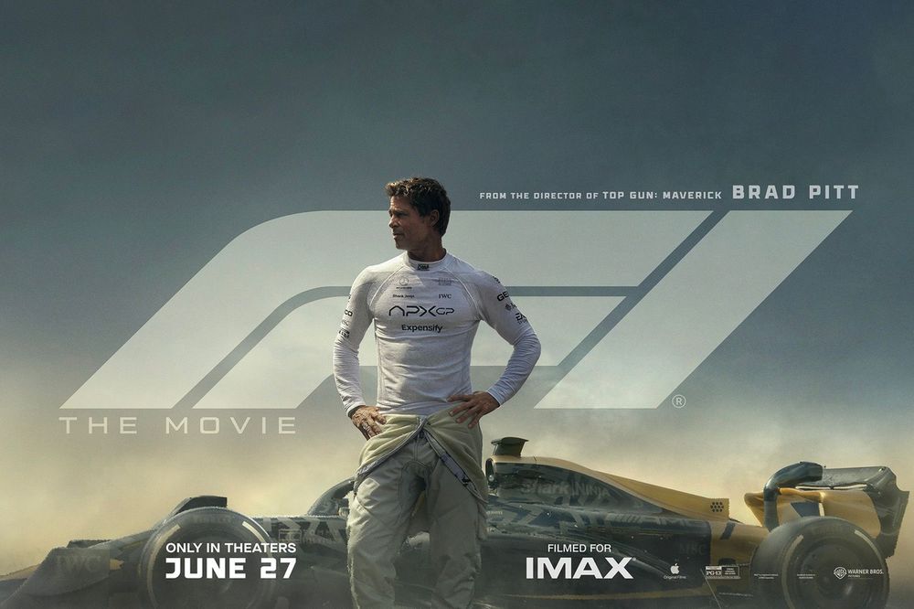 F1 エフワン ポスター 映画 映画「F1／エフワン」ポスタービジュアル - ブラッド・ピット