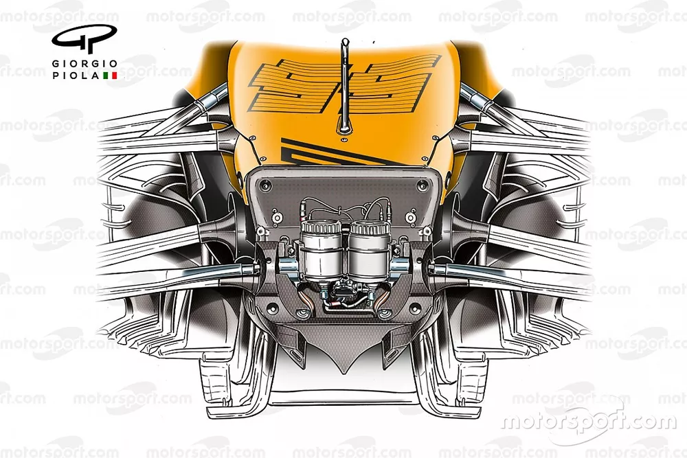 McLaren MCL35 chassis front