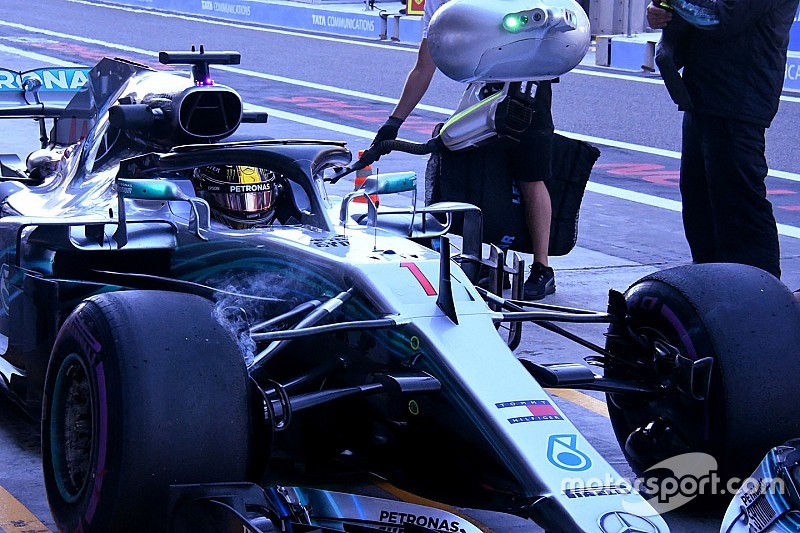 Pourquoi Hamilton a roulé avec le numéro 1