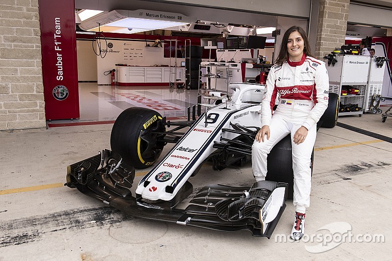 Erste lateinamerikanische Formel-1-Pilotin: Calderon darf Sauber C37 fahren!