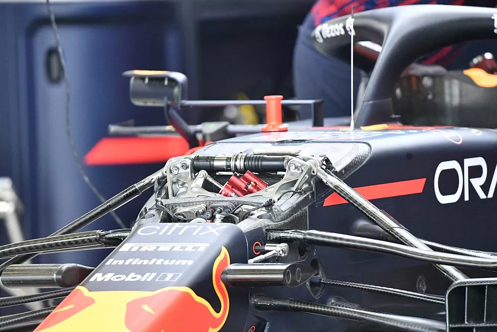 Red Bull Racing RB16B front detail