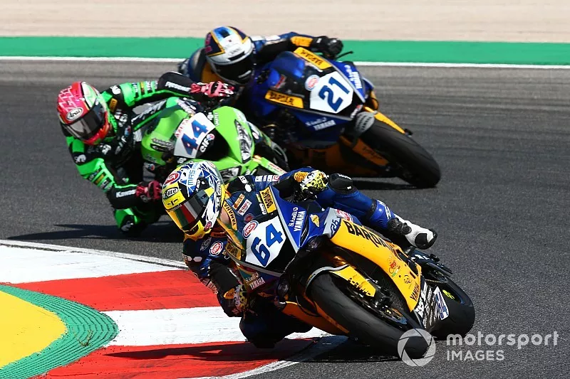 Federico Caricasulo, BARDAHL Evan Bros. WorldSSP Team, Lucas Mahias, Kawasaki Puccetti Racing, Randy Krummenacher, BARDAHL Evan Bros. WorldSSP Team