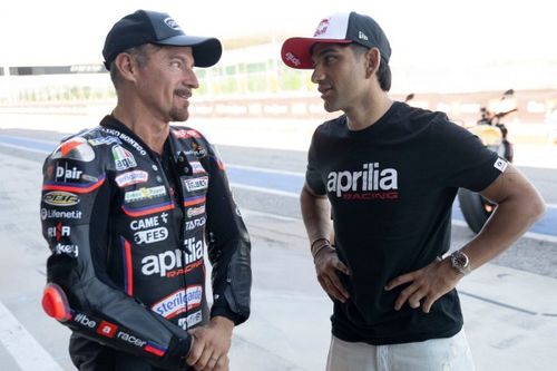 MotoGP: Em clima amistoso, Martín visita evento da Aprilia na Itália: "Foi um grande dia"