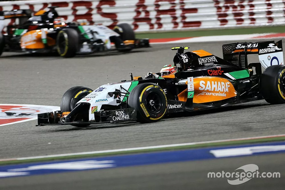 Sergio Perez, Sahara Force India en Nico Hulkenberg, Sahara Force India  06