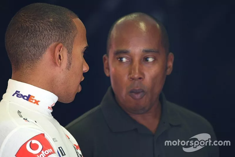 Lewis Hamilton, McLaren Mercedes y Anthony Hamilton, padre de Lewis Hamilton