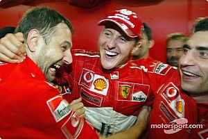GALER&Iacute;A: Schumacher y un luchado sexto t&iacute;tulo en 2003