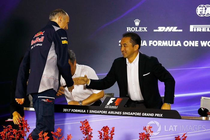 Katsuhide Moriyama Honda, Honda de Masashi Yamamoto, Franz Tost, director del equipo, Scuderia Toro Rosso