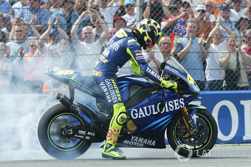 Le vainqueur Valentino Rossi, Yamaha Factory Racing