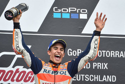 Podium : le vainqueur Marc Marquez, Repsol Honda Team