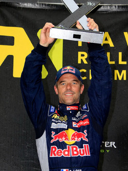 Podium: Sebastien Loeb, Team Peugeot-Hansen, Peugeot 208 WRX