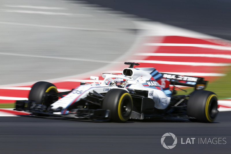 16º Sergey Sirotkin, Williams FW41: 1:19.189 (Blandos)