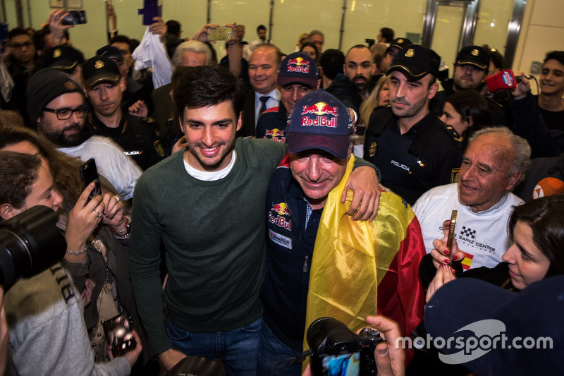 Carlos Sainz, Peugeot Sport met zijn zoon Carlos Sainz Jr.