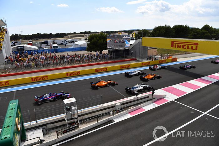 El inicio de la carrera