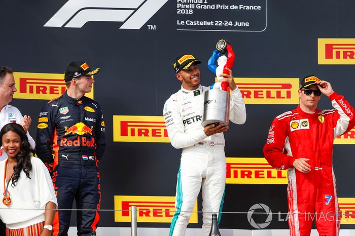 GP de Francia: 1º Hamilton, 2º Verstappen, 3º Raikkonen