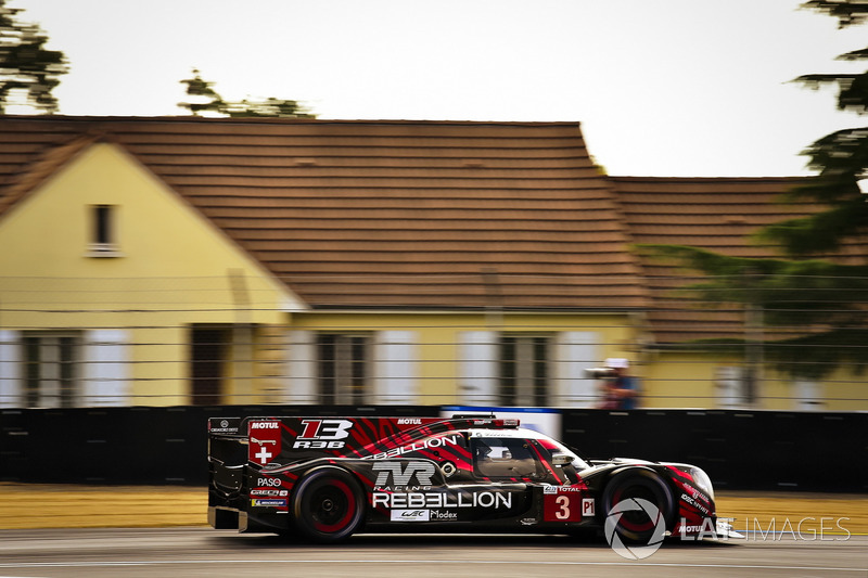 #3 Rebellion Racing Rebellion R-13: Mathias Beche, Gustavo Menezes, Thomas Laurent