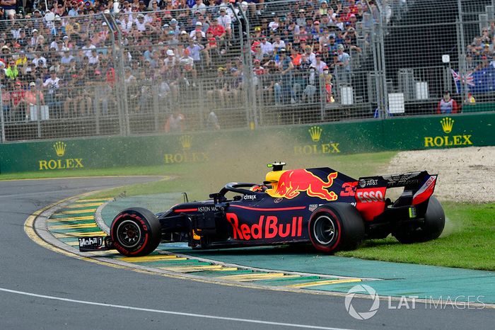 Max Verstappen, Red Bull Racing RB14 gira