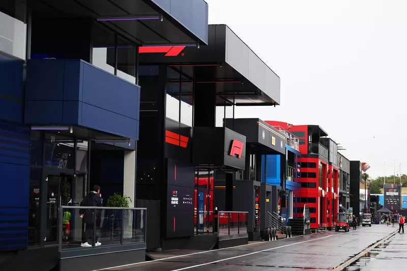 A general view of the Paddock