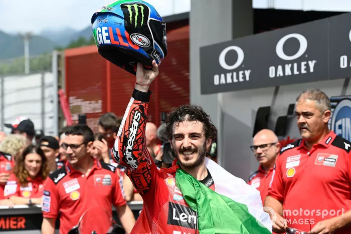 Podio: ganador Francesco Bagnaia, Equipo Ducati
