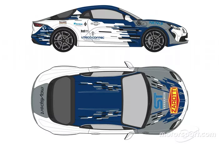 Zelindo Melegari, Chazel Technologie Course, Alpine A110 RGT